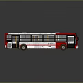 Bus School Bus Van Box Bus Tourist Bus Coach 3d model