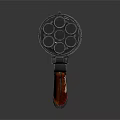 Multi Barrel Space Rocket Launcher With Metallic Structure And Wooden Grip