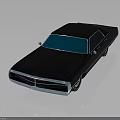 Vintage Black Sedan With Classic Design Sleek Body Blue Windows And Silver Rims