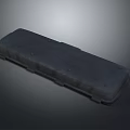 Black Rectangular Storage Container With Secure Lid For Organizing Daily Supplies
