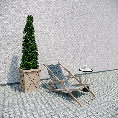 Modern Recliner Leisure Recliner 3d model