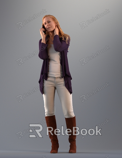 Casual woman model