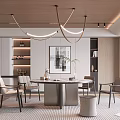 Modern Minotti Restaurant 3d model
