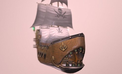 Monster Ship 3d model