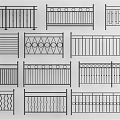 Various Decorative Wrought Iron Fence Designs With Different Ornamental Patterns And Styles