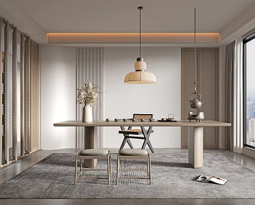 Quiet Tea Room 3d model