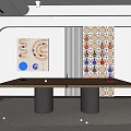 Indoor Sports Equipment Featuring Ping Pong Table And Decorative Wall Art For Home Game Room
