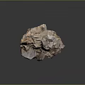 Natural Raw Stone Block With Pink Purple Hues And Unpolished Mineral Surface