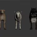 Realistic Animal Sculptures Featuring Dog Sheep And Wolf Carved Figurines