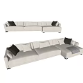 Modern Multiplayer Sofa 3d model