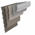 Various Tones Linen Curtains Stacked With Soft Textures And Neutral Colors
