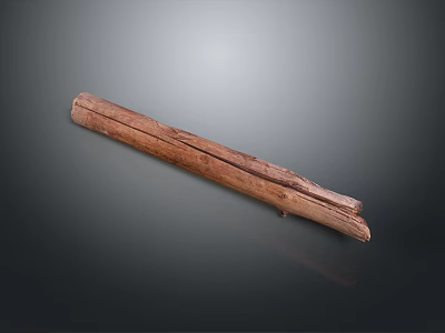 Wooden Household Clamp With Long Rectangular Shape And Natural Texture For Daily Use 3d model