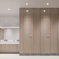 Hospital Outpatient Clinic Interior With Doors And Walls