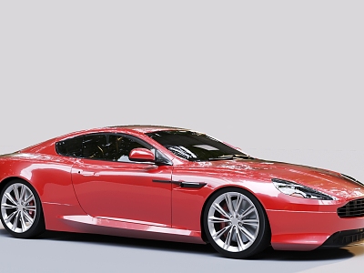 Red Car sports car Aston Martin model