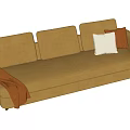 Modern Multiplayer Sofa 3d model