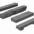 Stone and Wood Blocks with Varied Textures and Shapes for Building Projects