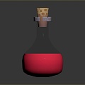 Potion Drug Magic Bottle Blood Bottle Magic Potion Plus Blood Potion Plus Magic Potion Water Energy Bottle 3d model