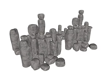 Modern Stone Landscape Stone Rock Block Garden Stone Rock Rock Block 3d model