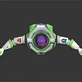 Buzz Lightyear Toy Story Space Ranger With Green White Uniform Outstretched Arms Standing Pose