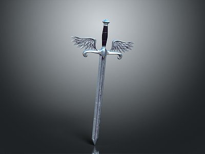 Officer Sword Long Sword Sheath Sword Samurai Sword Samurai Sword Accessories Soldier Sword Knight Sabre 3d model