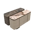 Modern Luxury Wooden Chest Of Drawers With Marble Top For Elegant Living Room Storage Furniture