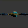 Scepter Ancient Scepter Cane Ancient Scepter Magic Scepter Metal Scepter Classical Scepter Magic Scepter 3d model