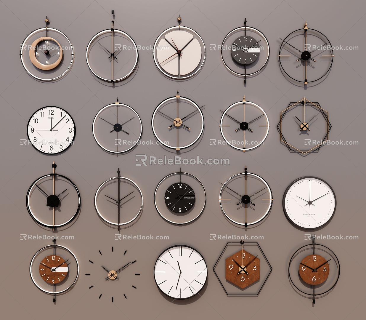 Chinese Watch Clock Clock Pendant Wall Decorations Decorative Watch Pendant Hanging Clock model