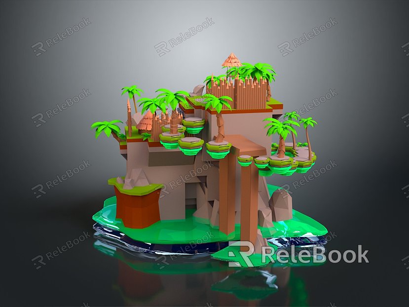 Game Environment Game Scene Fairy Tale Scene Fairy Tale Magic Scene Magic Item Fantasy Scene model