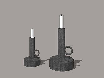 Silent Candlestick 3d model