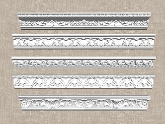 European plaster line 3d model