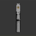 Dirty Harry 44 Magnum Revolver With Silver Metal Body And Wooden Grip
