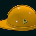 Shiny Yellow Safety Helmet For Workplace Construction Site Safety Protection