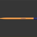 Faber-Castell Yellow Pencil With White Tip And Blue End Stationery Item