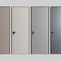 Modern Hinged Door Designs in Various Neutral Colors for Home Interiors