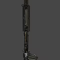 Weapon submachine gun 3d model