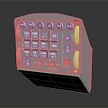 Industrial Control Panel With Multiple Buttons Adjustable Knobs And Control Interface