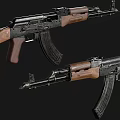 AK Rifle 3D Model 3d model