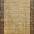 Multiple Square Rugs With Geometric Patterns And Textured Designs In Brown Beige Tones 3d model