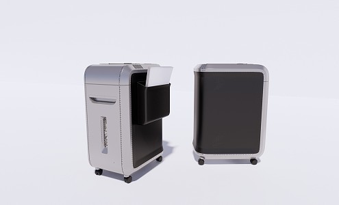 modern paper shredder 3d model