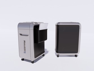 modern paper shredder 3d model