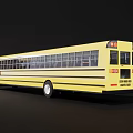 Yellow School Bus Exterior Design Featuring Classic Body And Bright Headlights
