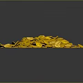 Pile Of Shiny Golden Coins As Daily Living Supplies For Home Decoration Use