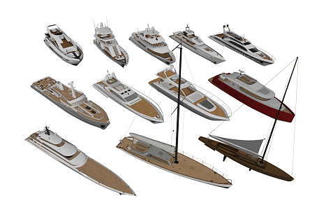 Modern Yacht 3d model