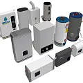 Various Daily Use Household Appliances with Water Heating Functions and Designs