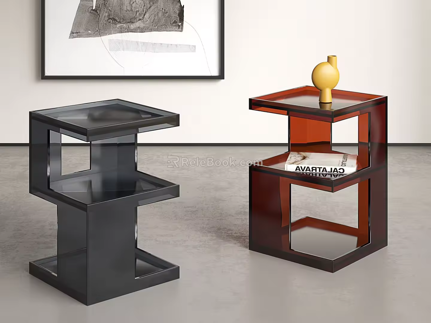 Modern Acrylic Side Table Simple Sofa Side Table Transparent Corner Table Light Luxury Small Coffee Table Modern Acrylic Side Table Simple Sofa Side Table Transparent Corner Table Light Luxury Small 3d model