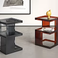 Modern Acrylic Side Table Simple Sofa Side Table Transparent Corner Table Light Luxury Small Coffee Table Modern Acrylic Side Table Simple Sofa Side Table Transparent Corner Table Light Luxury Small 3d model