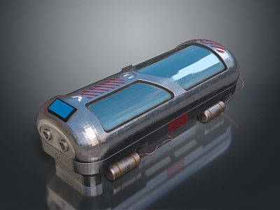 Sci-fi Capsule Space Capsule Hibernation Capsule Freezing Capsule Rest Capsule Rest Capsule model