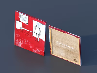 Sylvania Ceiling Light Red Packaging Box With Product Image And Brand Logo 3d model