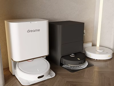 Smart Machines Dreame Robotic Vacuum And Automatic Cleaning Devices For Home Cleaning 3d model