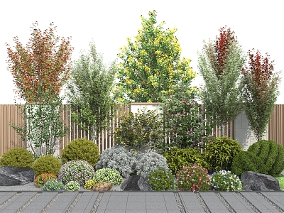 Modern shrubs model